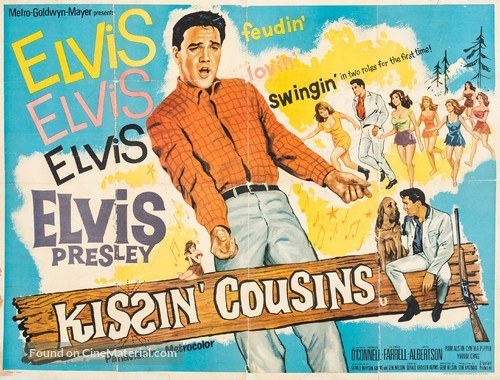Kissin&#039; Cousins - British Movie Poster
