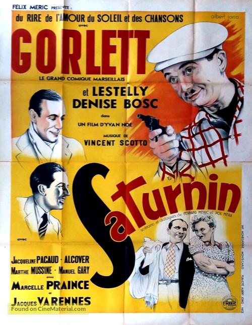 Saturnin de Marseille - French Movie Poster