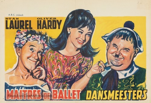 The Dancing Masters - Belgian Movie Poster