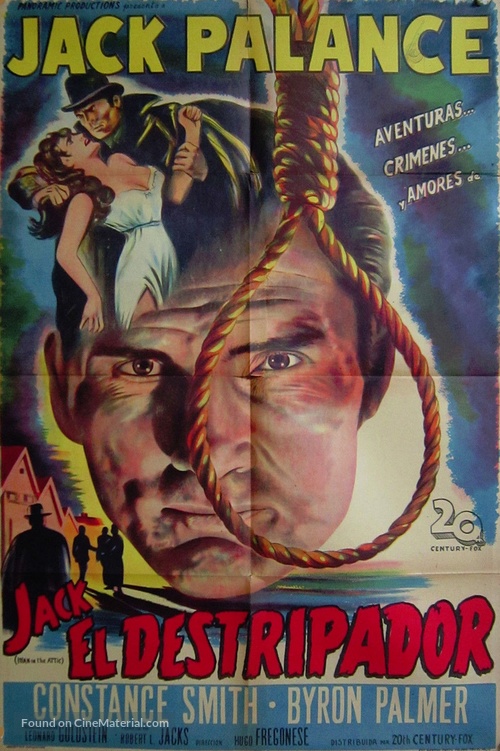 Man in the Attic - Argentinian Movie Poster