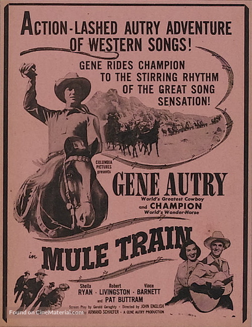 Mule Train - poster