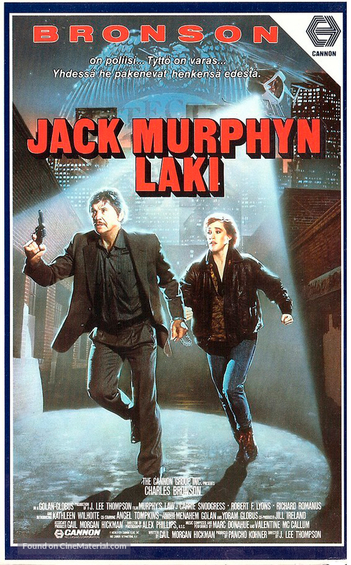 Murphy&#039;s Law - Finnish VHS movie cover