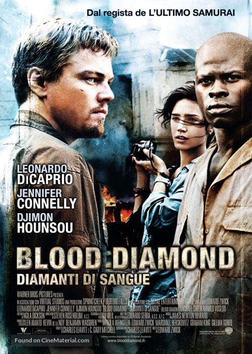 Blood Diamond - Italian Movie Poster