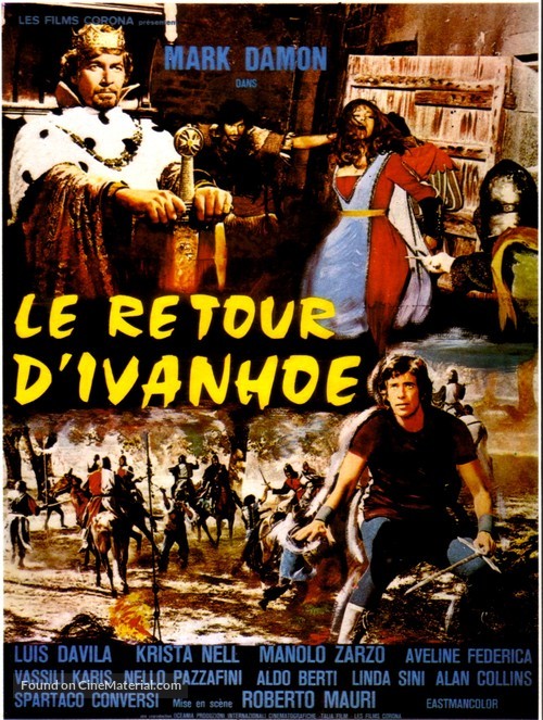 La spada normanna - French Movie Poster