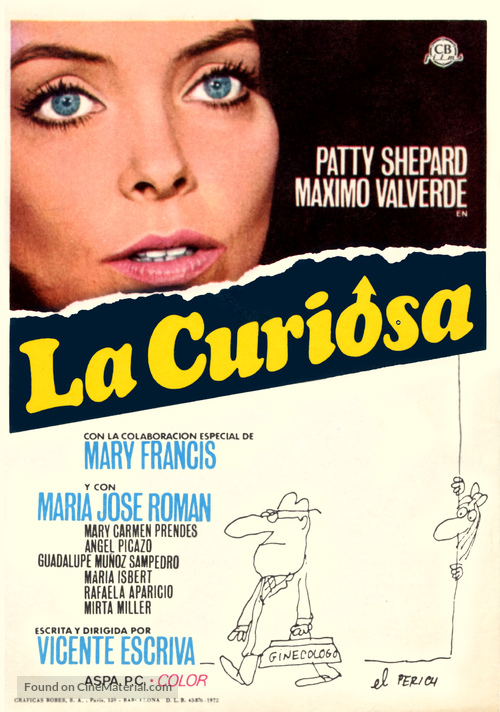 La curiosa - Spanish Movie Poster