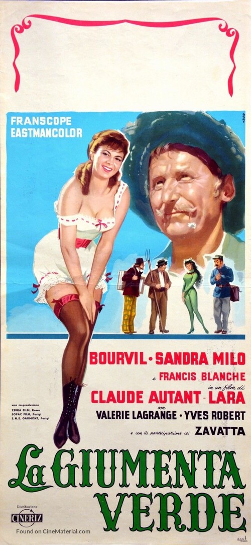 La jument verte - Italian Movie Poster