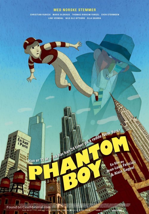 Phantom Boy - Norwegian Movie Poster