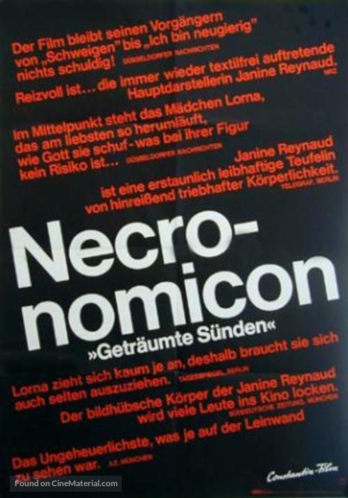 Necronomicon - Getr&auml;umte S&uuml;nden - German Movie Poster