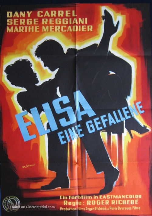 &Eacute;lisa - German Movie Poster