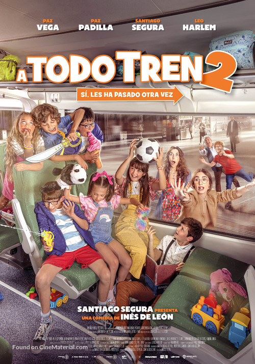 A todo tren 2: Si les ha pasado otra vez - Spanish Movie Poster