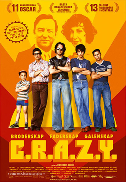 C.R.A.Z.Y. - Swedish poster