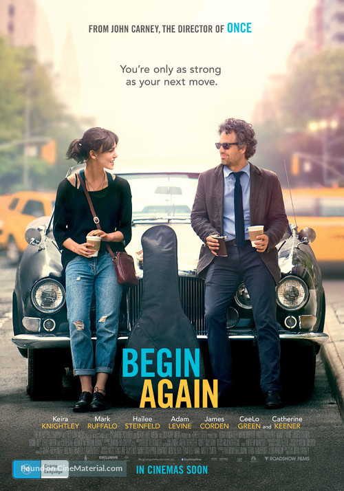 Begin Again - Australian Movie Poster