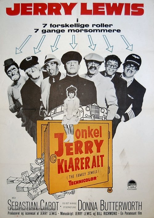The Family Jewels - Danish Movie Poster