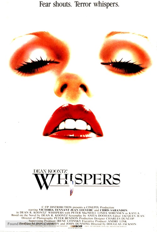 Whispers - Canadian Movie Poster