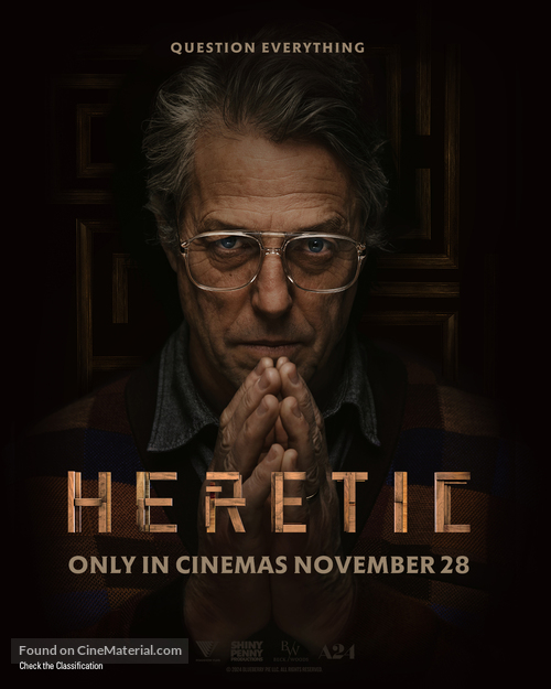 Heretic - New Zealand Movie Poster