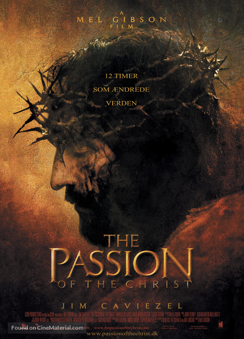 The Passion of the Christ - Danish Movie Poster