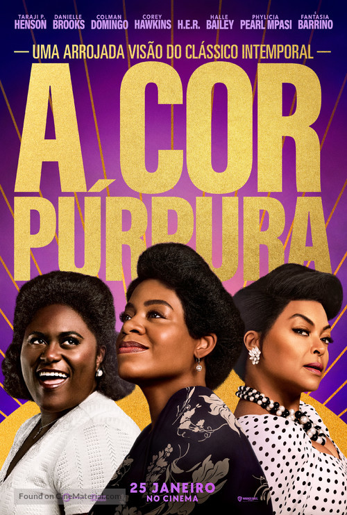 The Color Purple - Portuguese Movie Poster