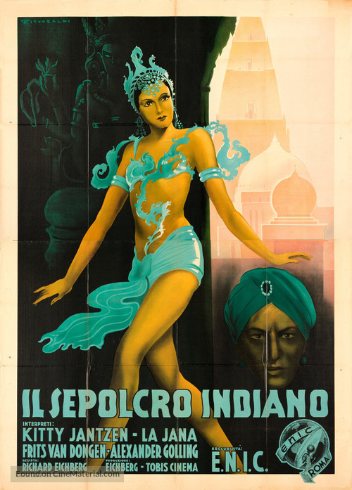 Indische Grabmal, Das - Italian Movie Poster