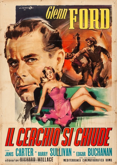 Framed - Italian Movie Poster