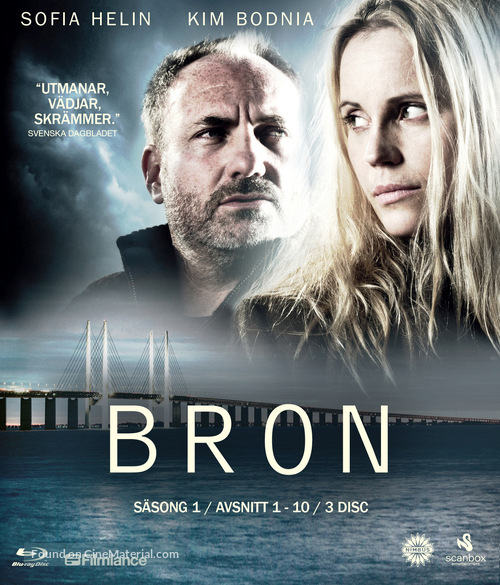 &quot;Bron/Broen&quot; - Swedish Blu-Ray movie cover