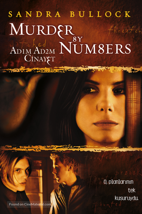 Murder by Numbers - Turkish Movie Poster