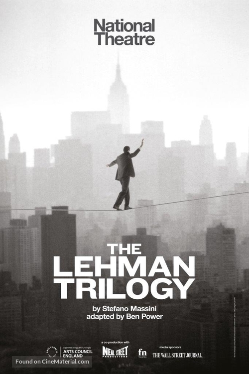 National Theatre Live: The Lehman Trilogy - British Movie Poster