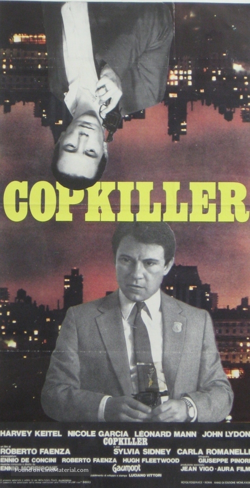 Copkiller (l&#039;assassino dei poliziotti) - Italian Movie Poster