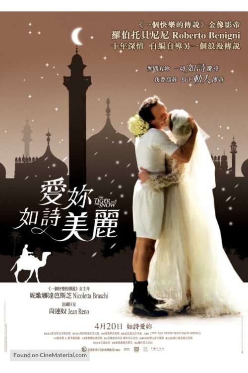Tigre e la neve, La - Chinese Movie Poster