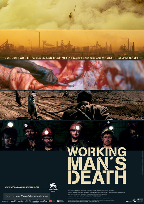 Workingman&#039;s Death - Austrian Movie Poster