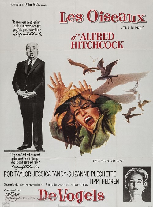 The Birds - Belgian Movie Poster