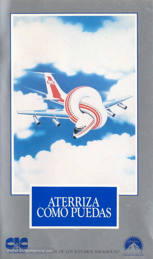 Airplane! - Spanish VHS movie cover