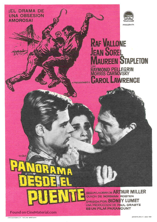 Vu du pont - Spanish Movie Poster