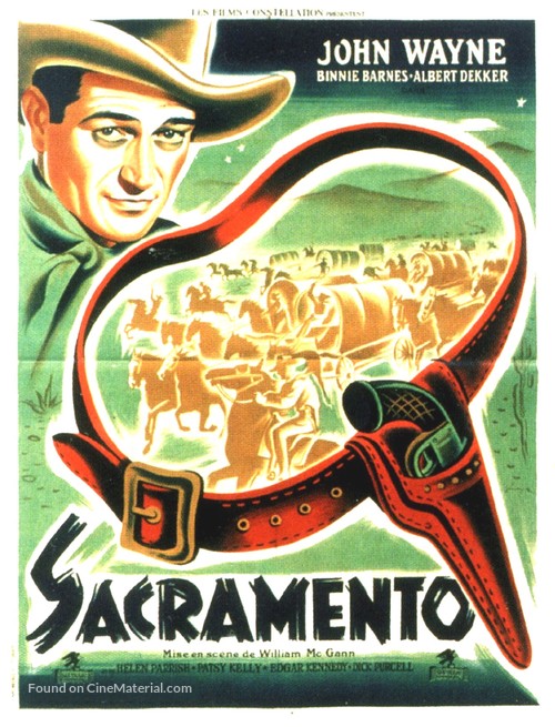 In Old California - French Movie Poster