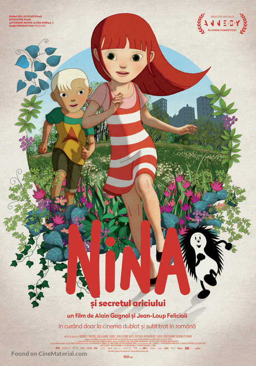 Nina et le secret du h&eacute;risson - Romanian Movie Poster