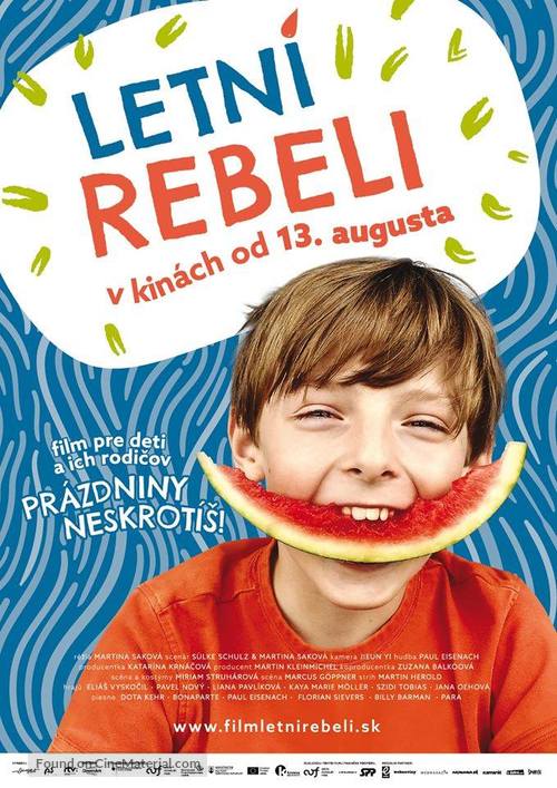 Summer Rebels - Slovak Movie Poster