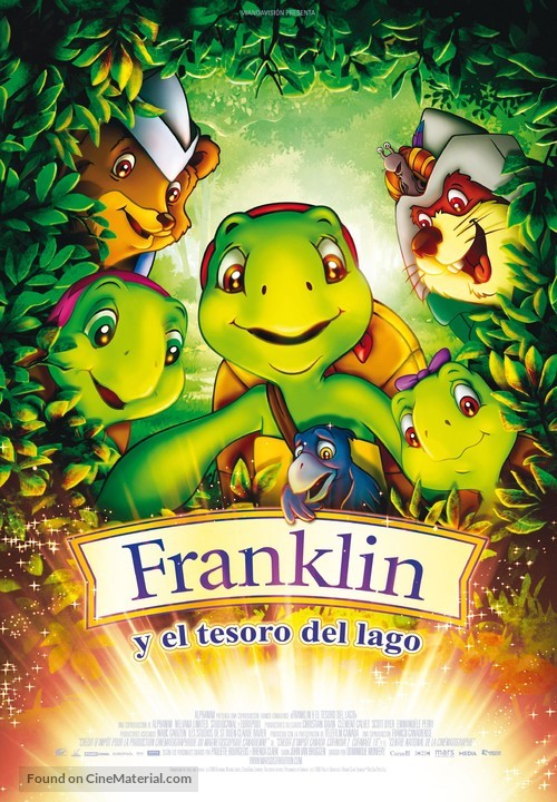 Franklin et le tr&eacute;sor du lac - Spanish Movie Poster