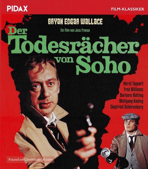 Der Todesr&auml;cher von Soho - German Blu-Ray movie cover