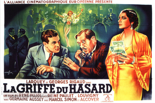 La griffe du hasard - French Movie Poster