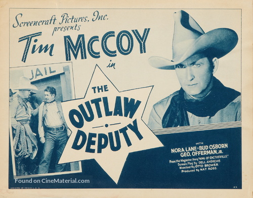 The Outlaw Deputy - Movie Poster