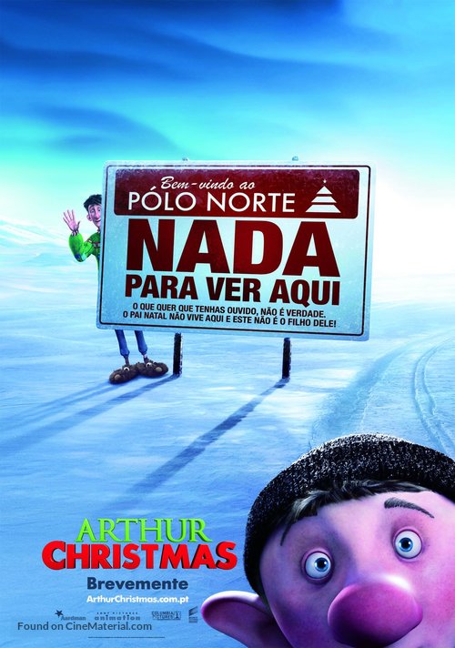 Arthur Christmas - Portuguese Movie Poster