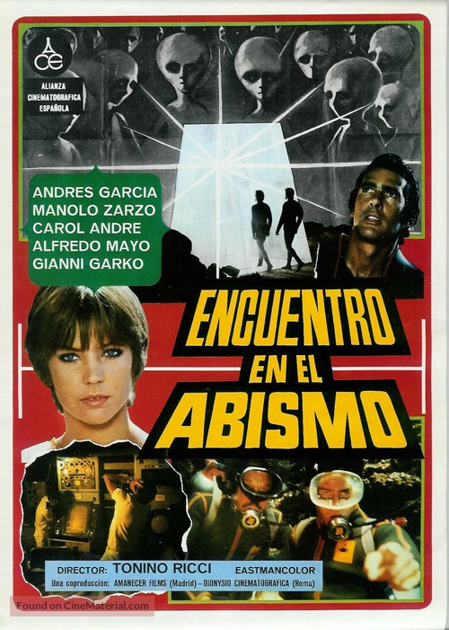 Encuentro en el abismo - Spanish Movie Poster