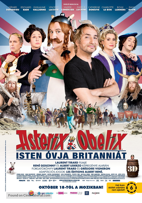 Ast&eacute;rix et Ob&eacute;lix: Au Service de Sa Majest&eacute; - Hungarian Movie Poster