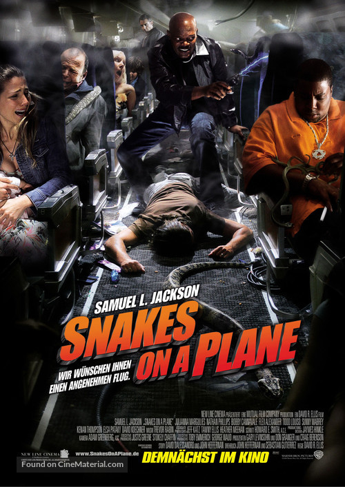 Snakes on a Plane - German Movie Poster