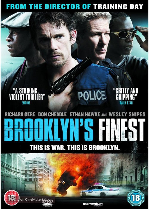 Brooklyn&#039;s Finest - British DVD movie cover
