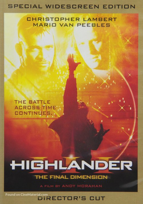 Highlander III: The Sorcerer - DVD movie cover