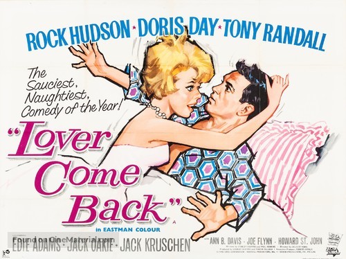 Lover Come Back - British Movie Poster