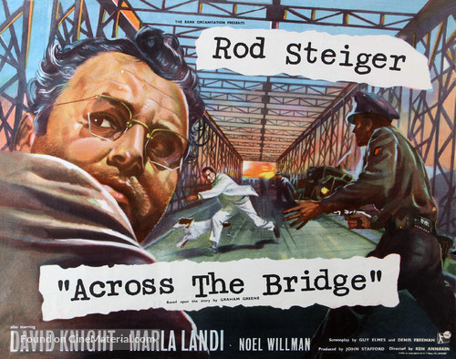 Across the Bridge - British Movie Poster