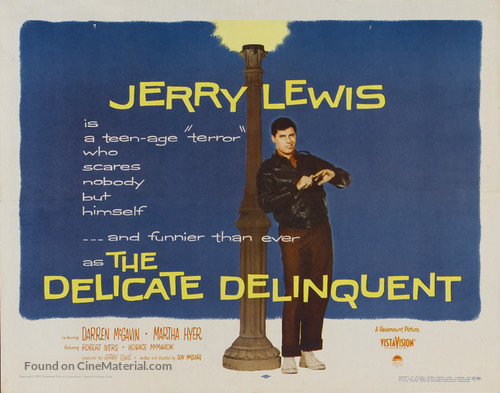 The Delicate Delinquent - Theatrical movie poster