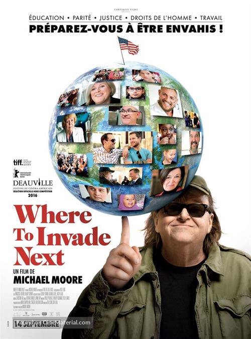 Where to Invade Next - French Movie Poster