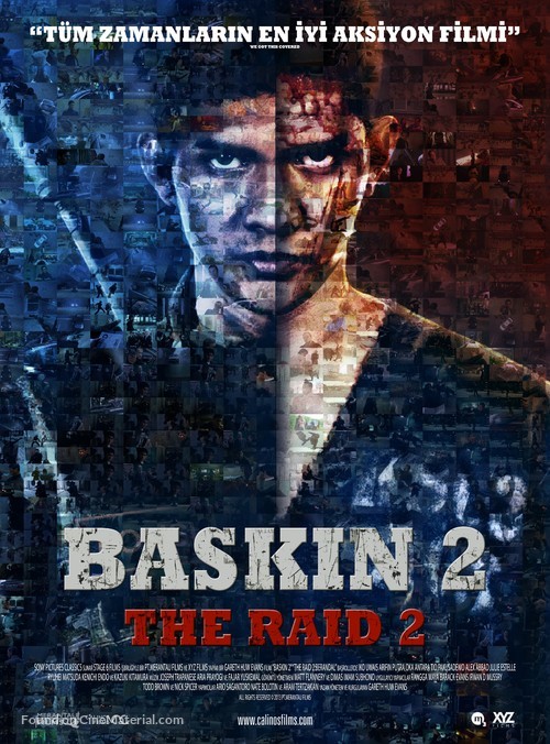 The Raid 2: Berandal - Turkish Movie Poster
